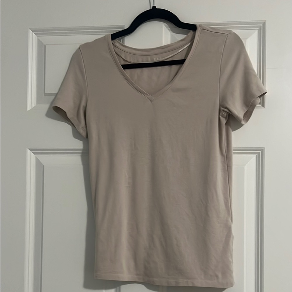 Women’s Classic Tan V-Neck Women's Top